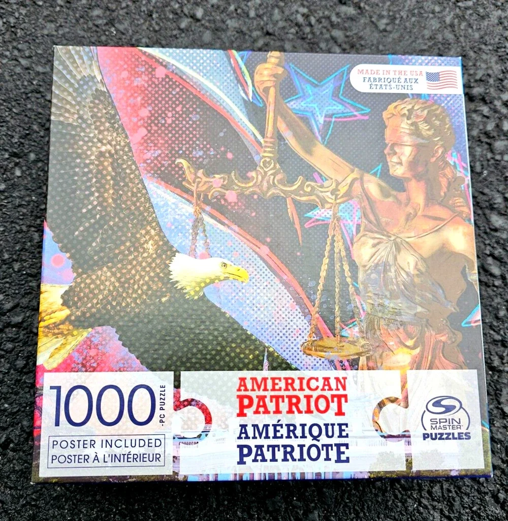 Spin Master Puzzles American Patriot 1000 Piece Justice - Made in USA